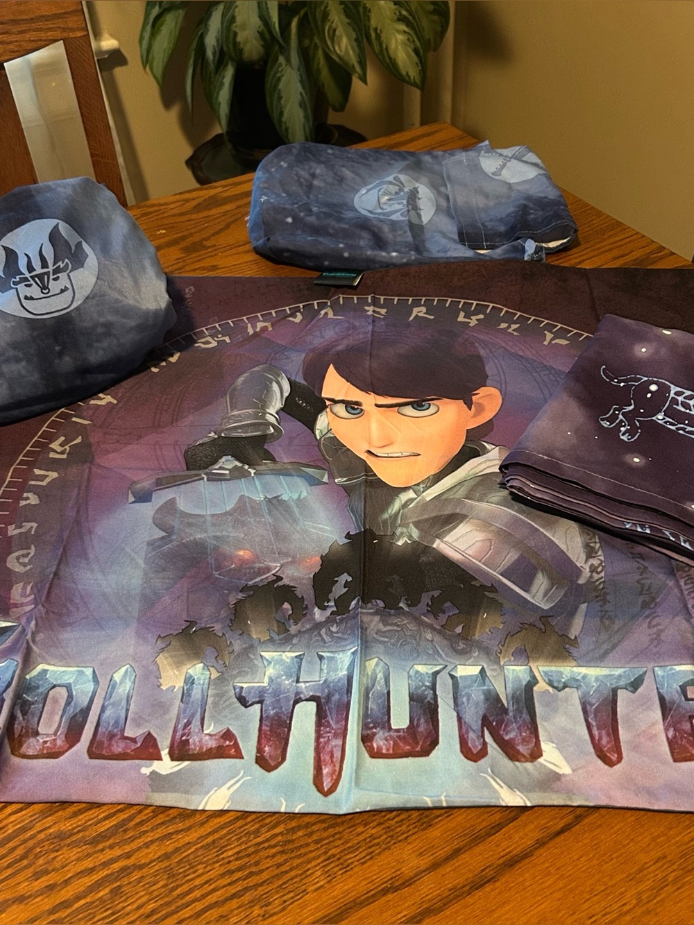 Trollhunters Twin Sheet set. Includes Fitted Sheet, Flat Sheet, Pillowcase